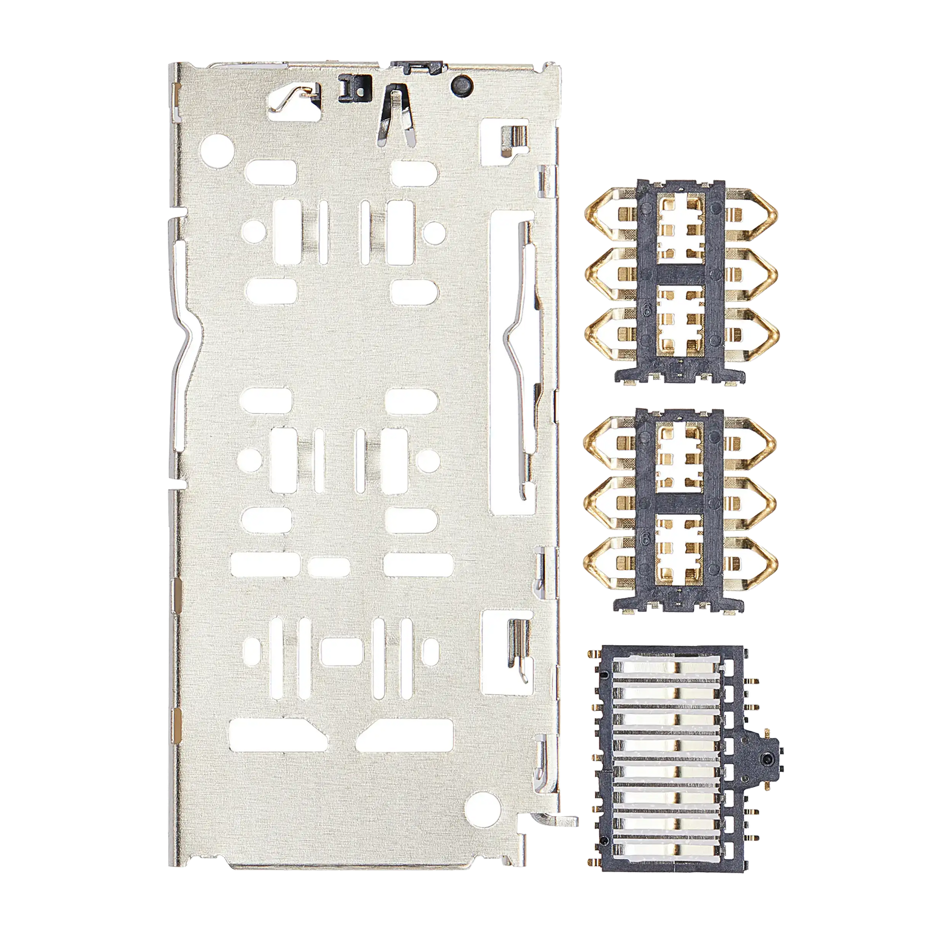 Sim Card Reader For Motorola Moto G22 (XT2231 / 2022) / TCL 30 SE (4 Piece Set) replacement part SKU 107082110824 image 1