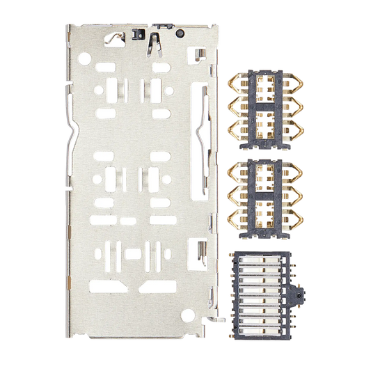 Sim Card Reader For Motorola Moto G22 (XT2231 / 2022) / TCL 30 SE (4 Piece Set) replacement part SKU 107082110824 image 1