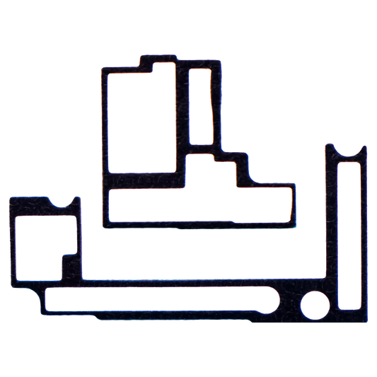 Mainboard Inline Insulator Sticker For iPhone XR (2 Piece Set) (10 Pack)