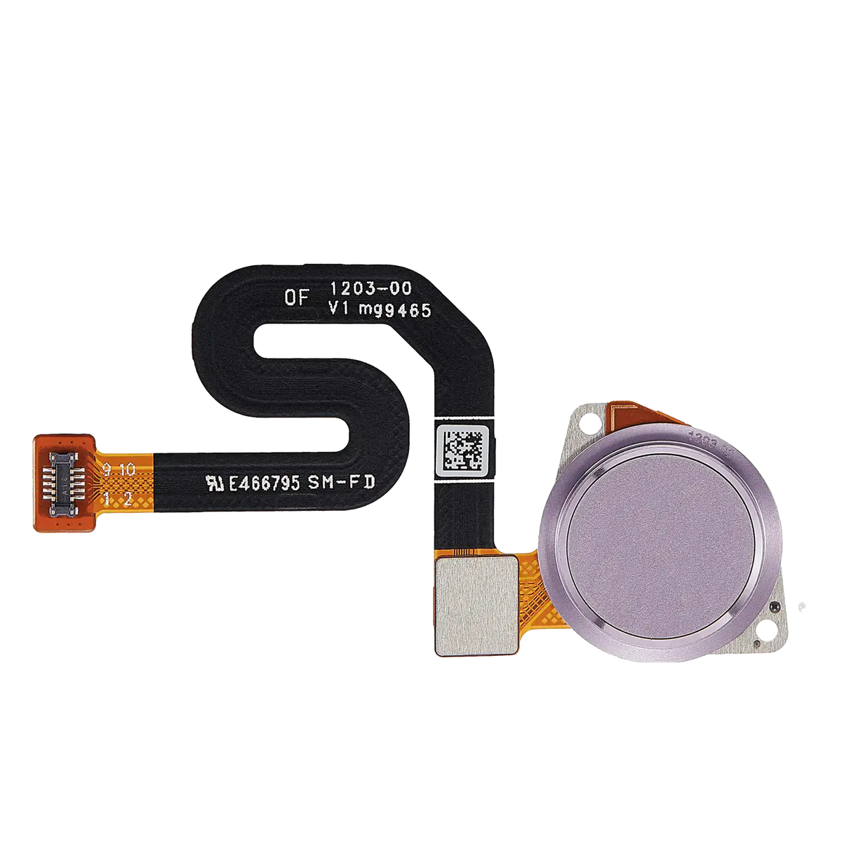Fingerprint Scanner With Flex For Motorola Moto G7 Power (XT1955 / 2019) (Iced Violet) | compatible mobile phone replacement part | SKU 107082061856 | product image 1