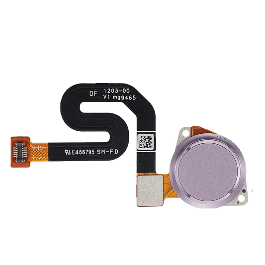 Fingerprint Scanner With Flex For Motorola Moto G7 Power (XT1955 / 2019) (Iced Violet) | compatible mobile phone replacement part | SKU 107082061856 | product image 1