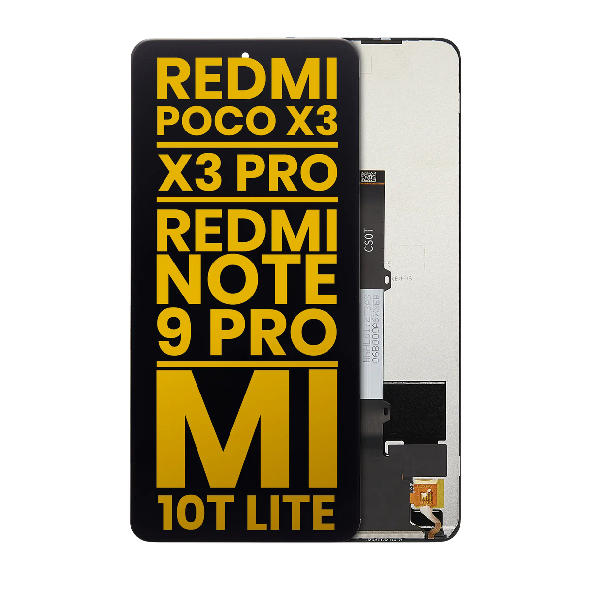 LCD Assembly Without Frame For Xiaomi Redmi Poco X3 / X3 Pro / POCO X3 NFC / Redmi Note 9 Pro 5G / Mi 10T Lite 5G / Mi 10i (Refurbished) (All Colors) - replacement part product image SKU 107082115304 - image 1