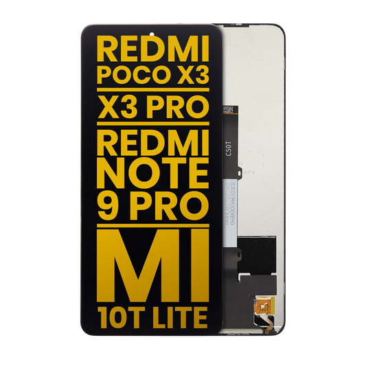 LCD Assembly Without Frame For Xiaomi Redmi Poco X3 / X3 Pro / POCO X3 NFC / Redmi Note 9 Pro 5G / Mi 10T Lite 5G / Mi 10i (Refurbished) (All Colors) - replacement part product image SKU 107082115304 - image 1