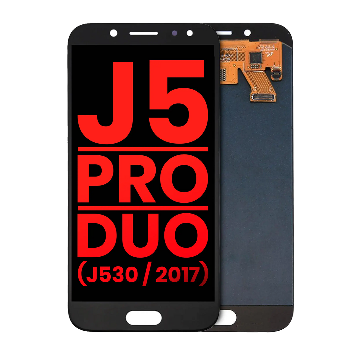 OLED Assembly Without Frame For Samsung Galaxy J5 / Pro / Duo (J530 / 2017) (Aftermarket Plus) (Black) Samsung replacement part SKU 107082019407 product image 1
