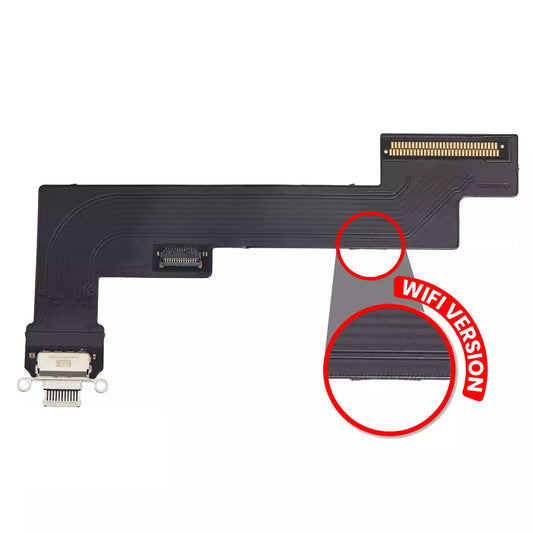 Charging Port Flex Cable For iPad Air 5 (WiFi Only) (Aftermarket Plus) (Starlight)