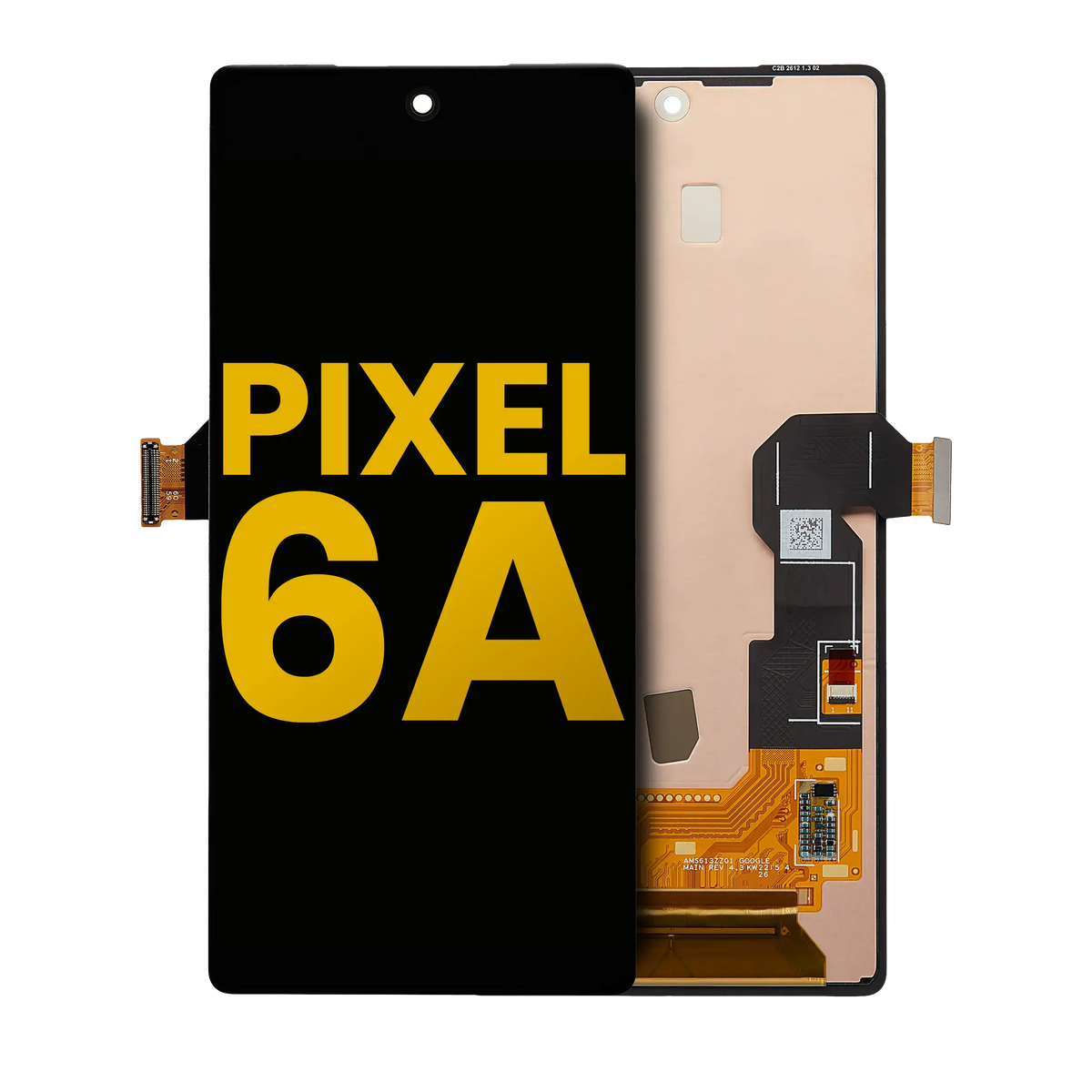 OLED Assembly Without Frame (Without Fingerprint Sensor) For Google Pixel 6A (Refurbished) (All Colors) - replacement part product view