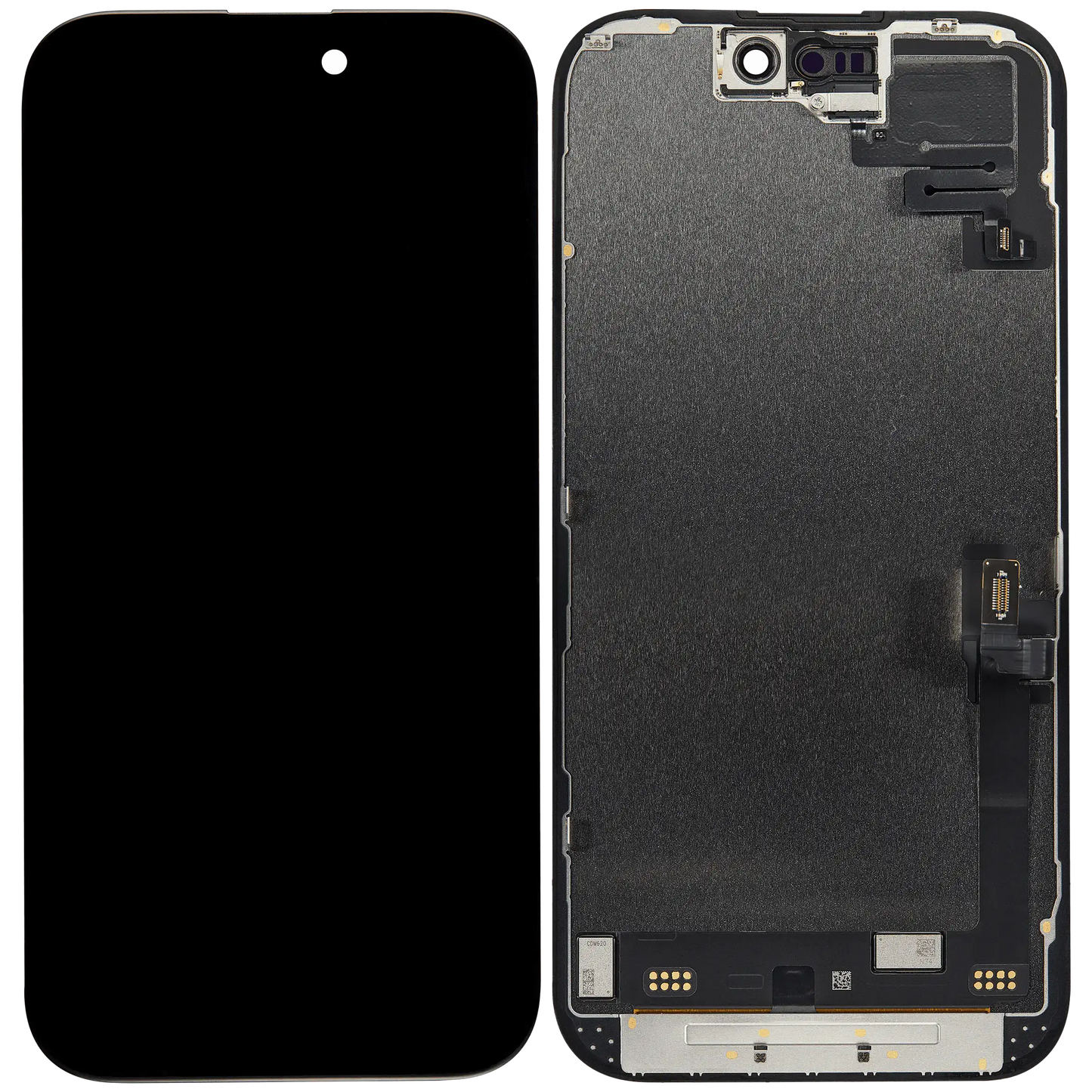 OLED Assembly With Proximity Sensor Flex Pre-Installed For iPhone 16 (Service Pack)