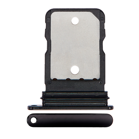 Single Sim Card Tray For Google Pixel 6 Pro (Stormy Black) - replacement part product view