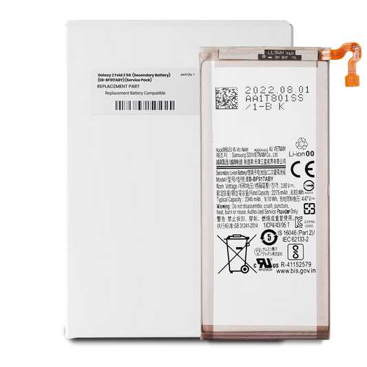 Unboxed Secondary Replacement Battery For Samsung Galaxy Z Fold 2 5G (Service Pack) part