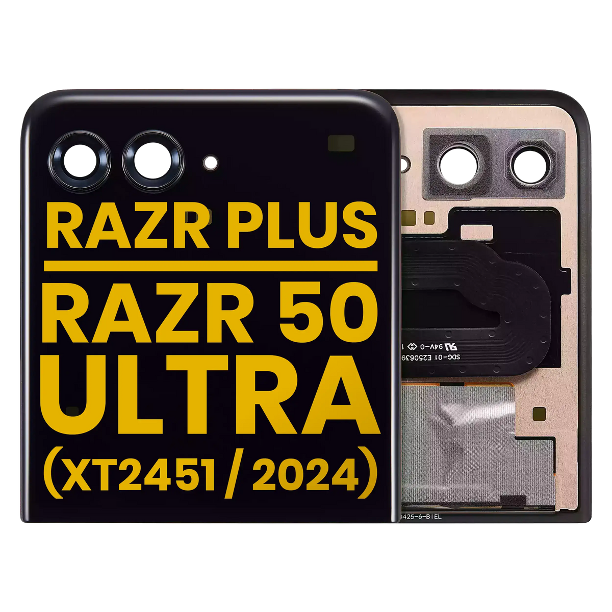 Outer OLED Assembly For Motorola Razr Plus 2024 / Razr 50 Ultra (XT2451 / 2024) / Razr - Motorola replacement part image 1