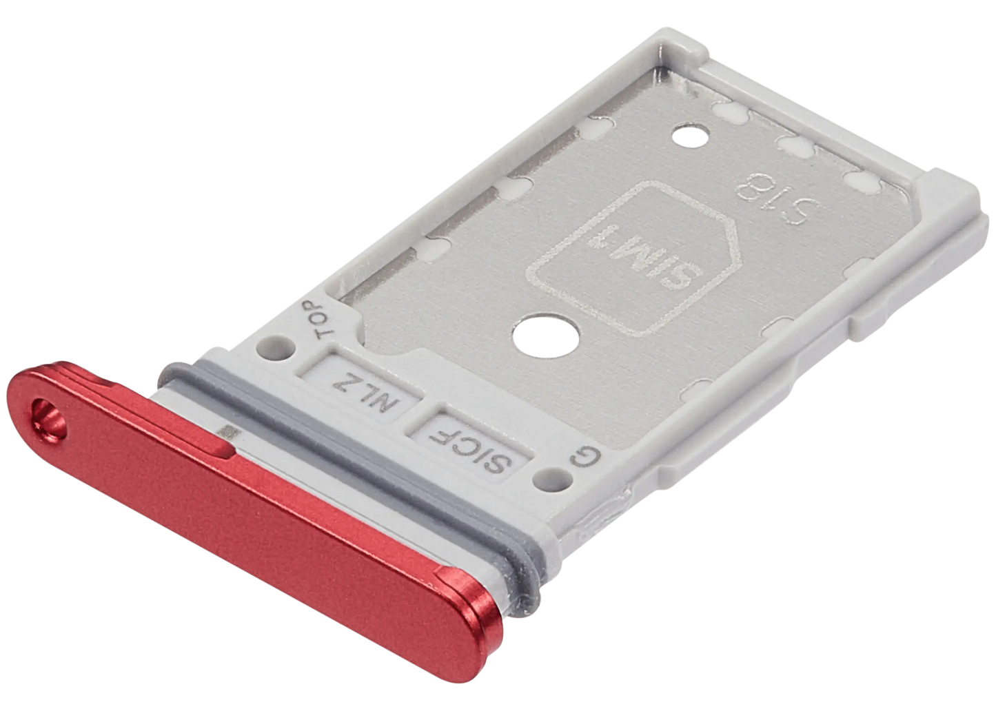 Dual Sim Card Tray For Samsung Galaxy S25 / S25 Plus (Premium) (Coral Red)