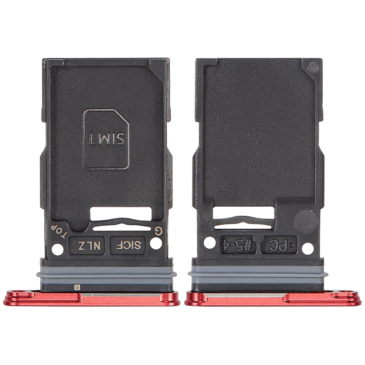 Single Sim Card Tray For Samsung Galaxy S25 / S25 Plus (Premium) (Coral Red)