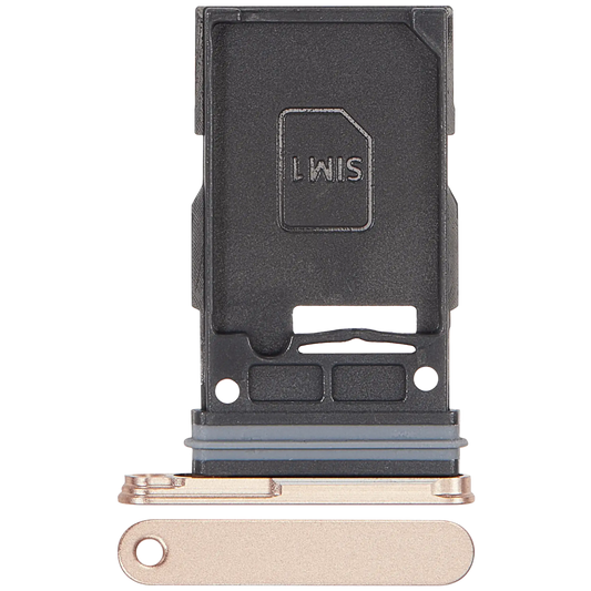 Single Sim Card Tray For Samsung Galaxy S25 / S25 Plus (Premium) (Pink Gold)