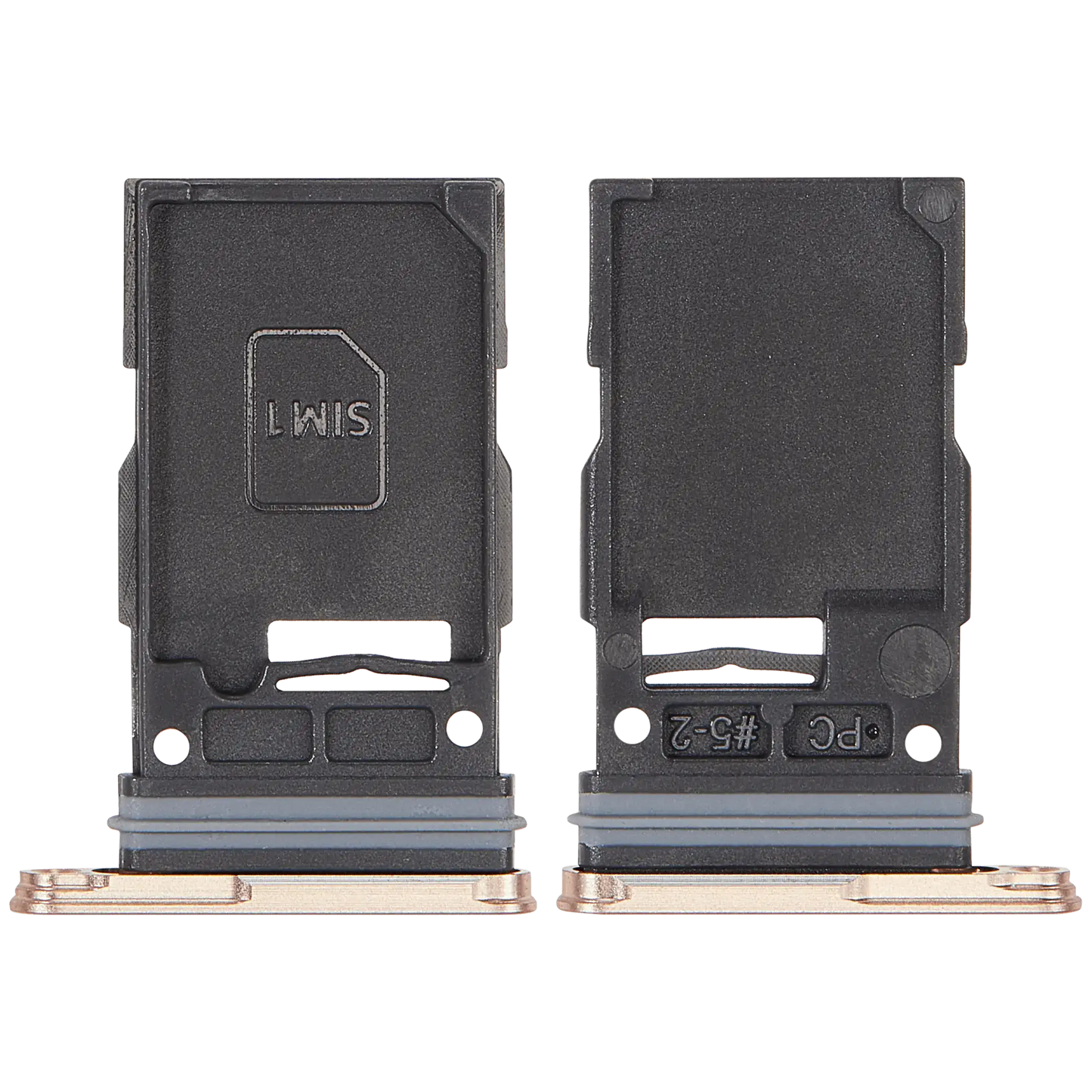 Single Sim Card Tray For Samsung Galaxy S25 / S25 Plus (Premium) (Pink Gold)