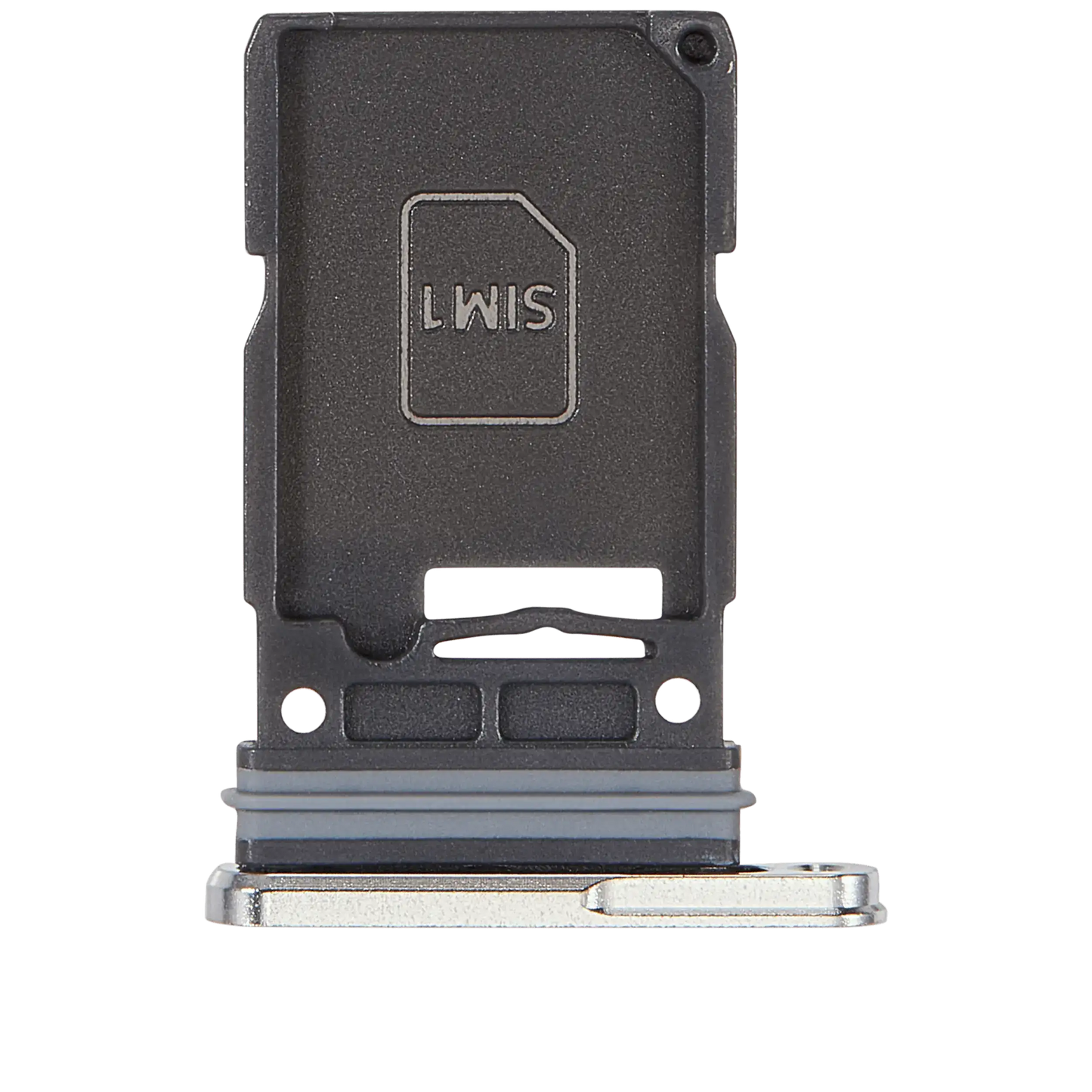 Single Sim Card Tray For Samsung Galaxy S25 Ultra (Titanium White Silver)