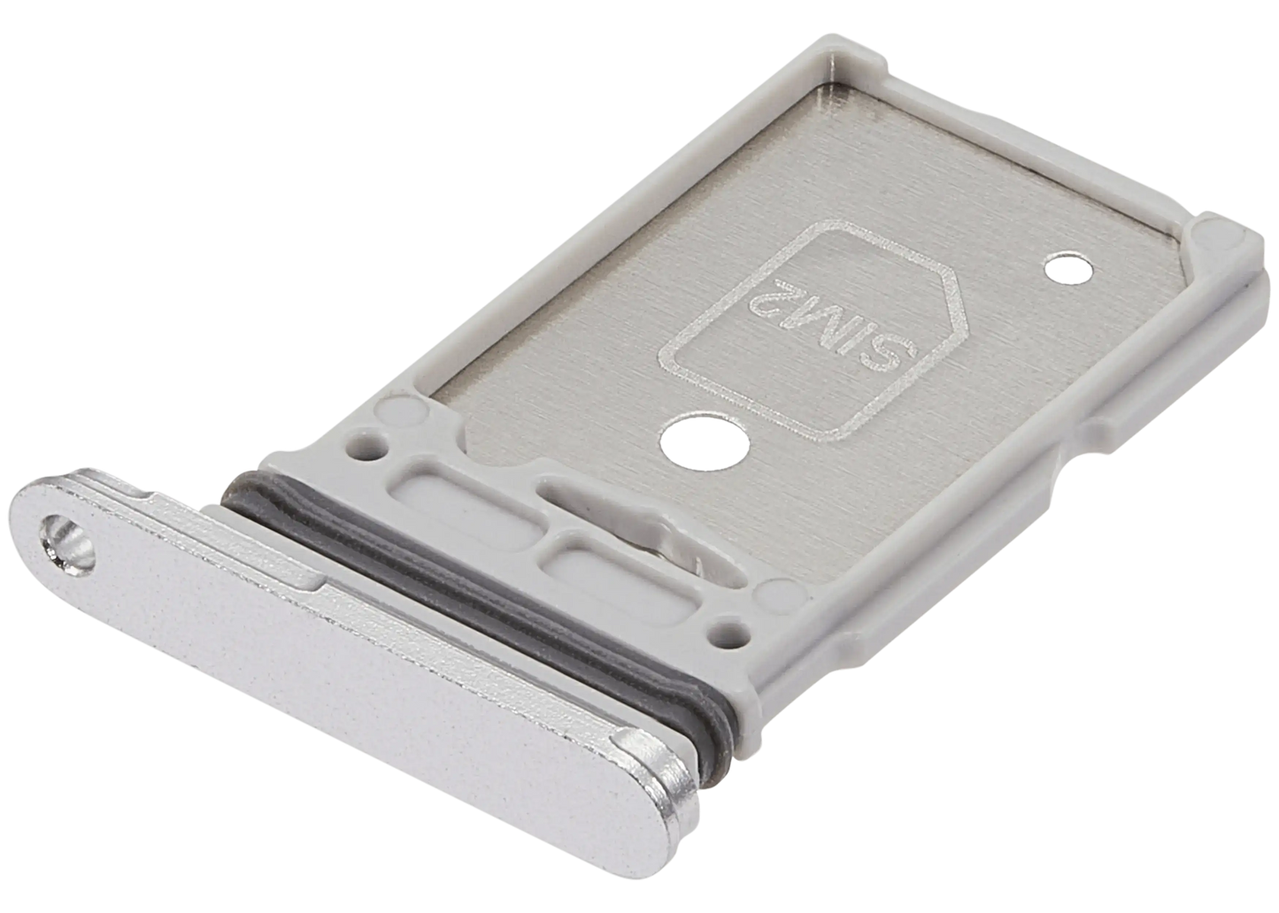 Dual Sim Card Tray For Samsung Galaxy S25 Ultra (Titanium White Silver)