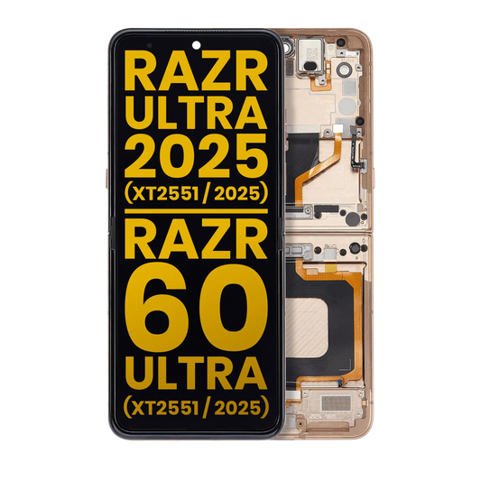 OLED Assembly With Frame For Motorola Razr Ultra 2025 (XT2551 / 2025) / Razr 60 Ultra - Motorola replacement part image 1