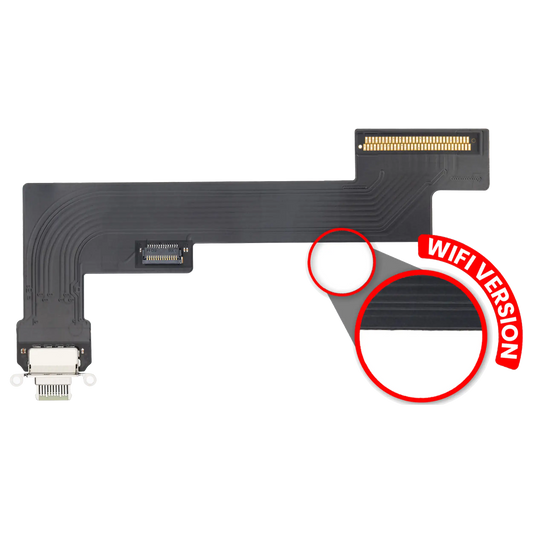 Charging Port Flex Cable For iPad Air 4 (WiFi Only) (Premium) (Green)