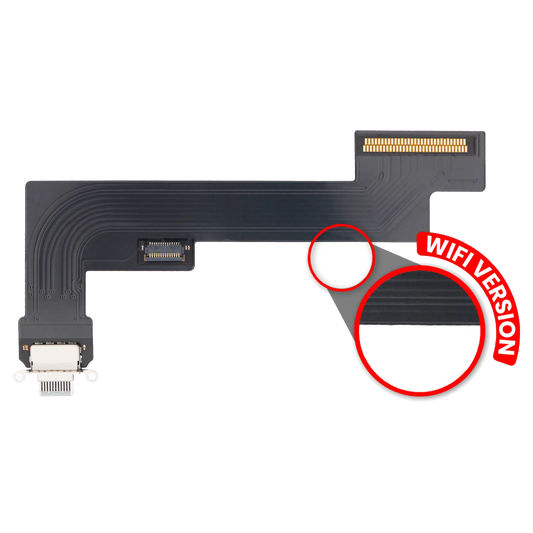 Charging Port Flex Cable For iPad Air 4 (WiFi Only) (Premium) (Sky Blue)