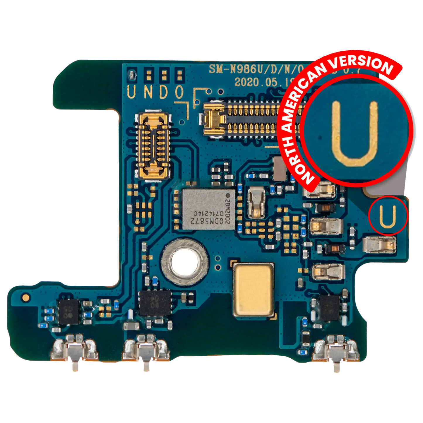 Microphone PCB Board For Samsung Galaxy Note 20 Ultra 5G (US Version)