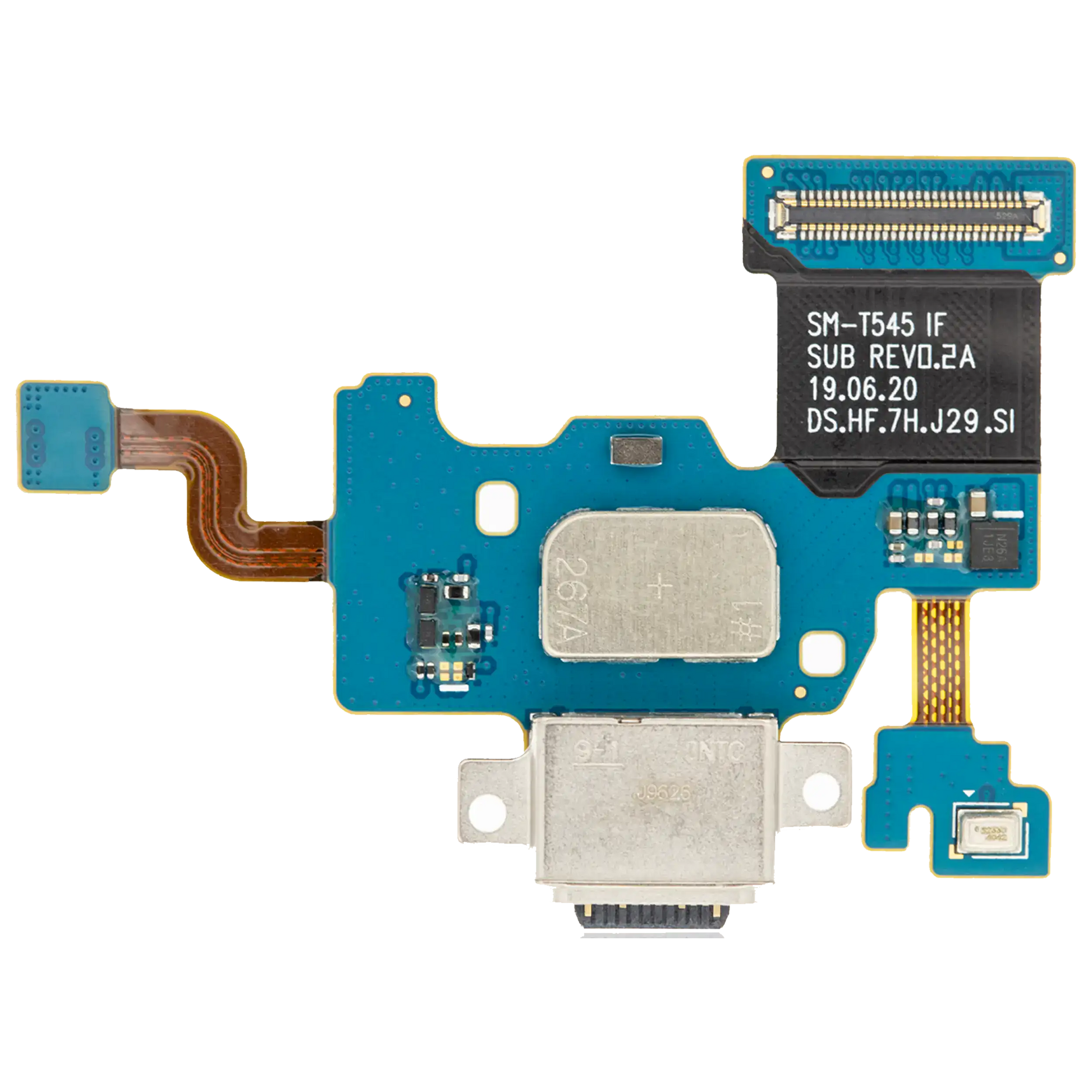 Charging Port Flex Cable With Microphone For Samsung Galaxy Tab Active Pro 10.1" (T545 / T540 / T547) (2019) (Premium) Samsung Galaxy Tab Active replacement part - product image 1