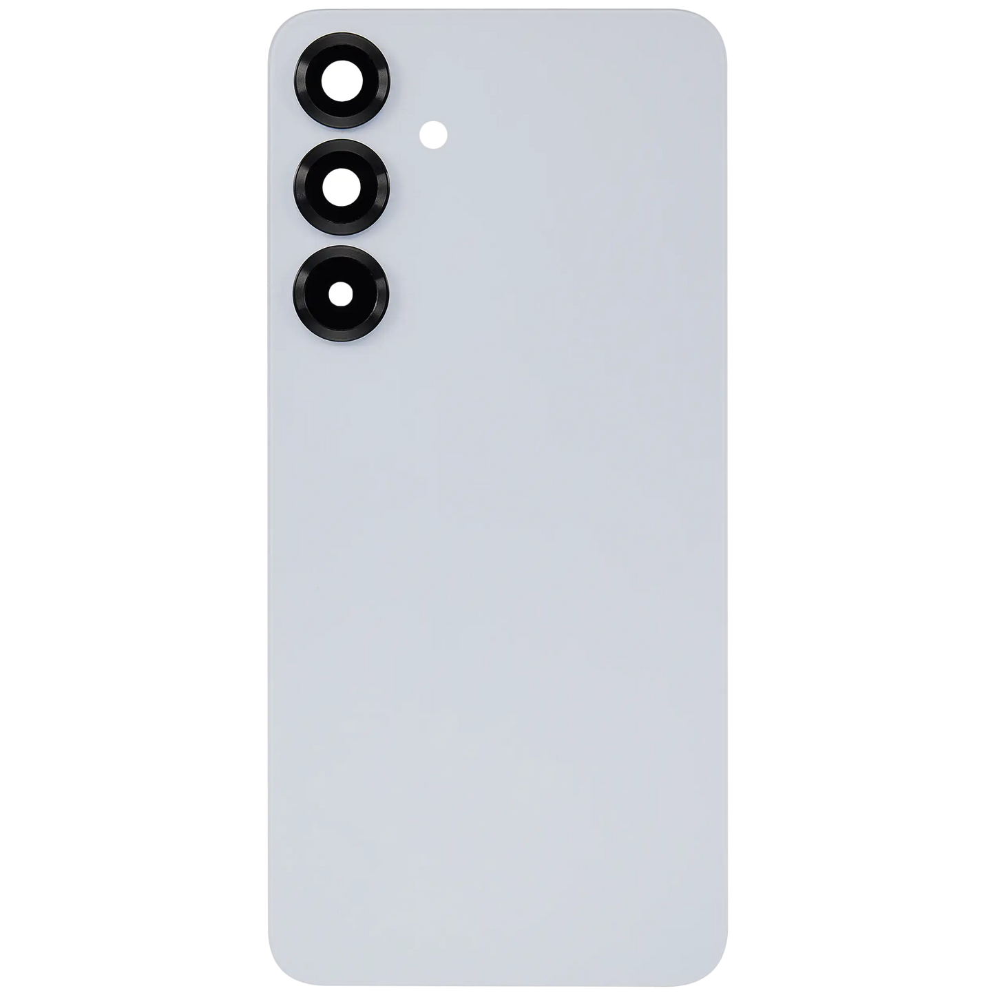 Back Cover Glass With Camera Lens For Samsung Galaxy S25 Plus 5G (No Logo) (Aftermarket Plus) (Icy Blue)