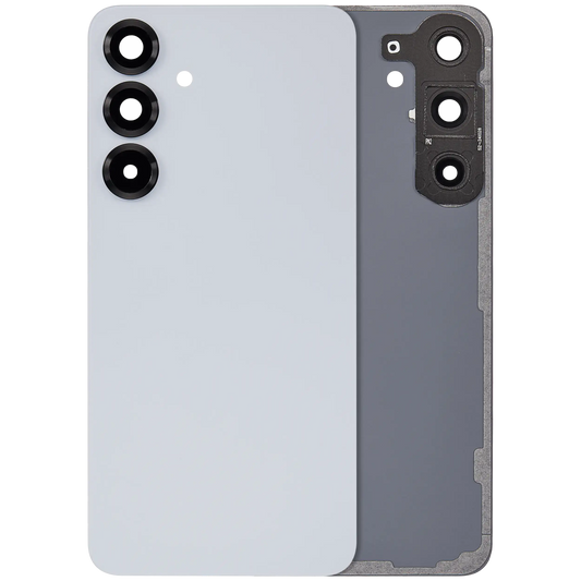 Back Cover Glass With Camera Lens For Samsung Galaxy S25 Plus 5G (No Logo) (Aftermarket Plus) (Icy Blue)