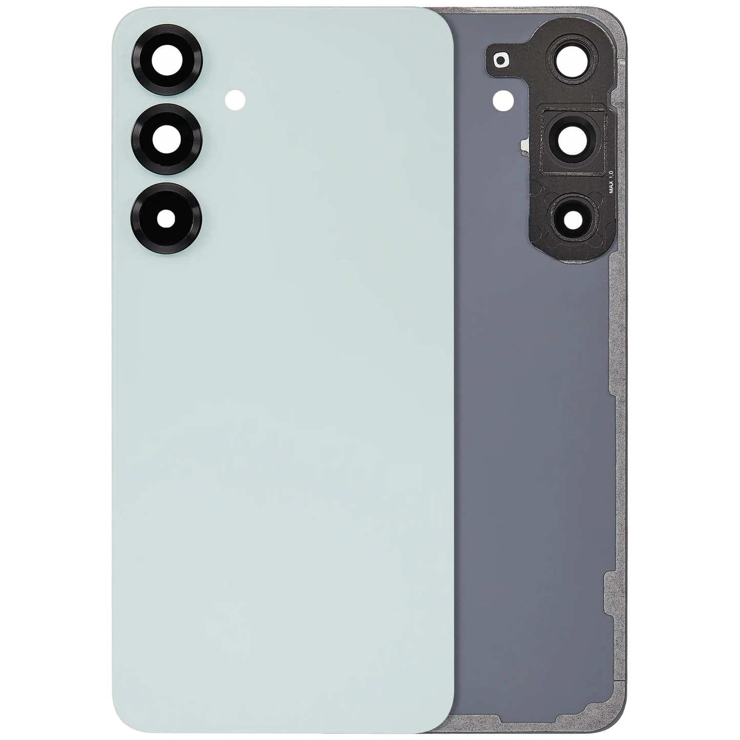 Back Cover Glass With Camera Lens For Samsung Galaxy S25 Plus 5G (No Logo) (Aftermarket Plus) (Mint)