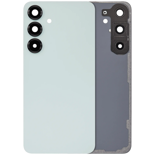 Back Cover Glass With Camera Lens For Samsung Galaxy S25 Plus 5G (No Logo) (Aftermarket Plus) (Mint)