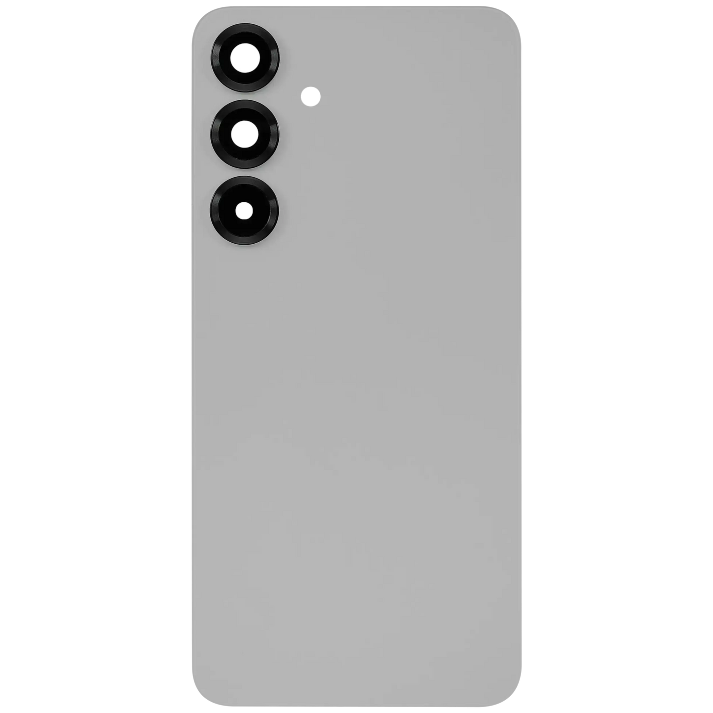 Back Cover Glass With Camera Lens For Samsung Galaxy S25 Plus 5G (No Logo) (Aftermarket Plus) (Silver Shadow)