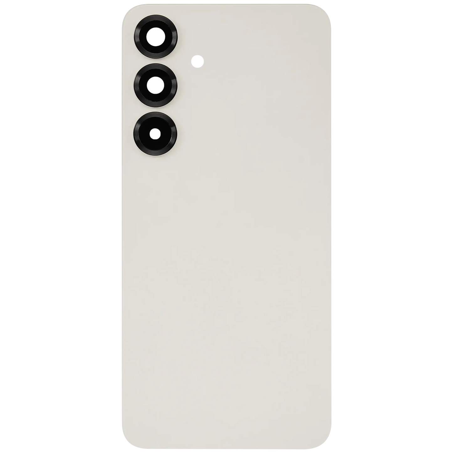 Back Cover Glass With Camera Lens For Samsung Galaxy S25 Plus 5G (No Logo) (Aftermarket Plus) (Pink Gold)