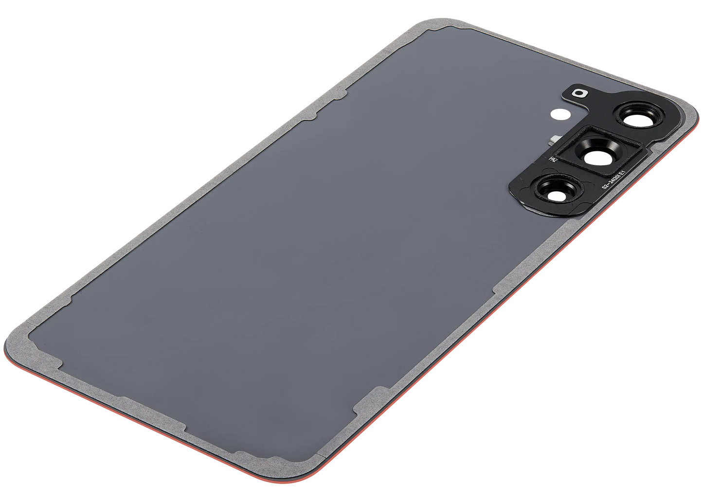 Back Cover Glass With Camera Lens For Samsung Galaxy S25 Plus 5G (No Logo) (Aftermarket Plus) (Coral Red)
