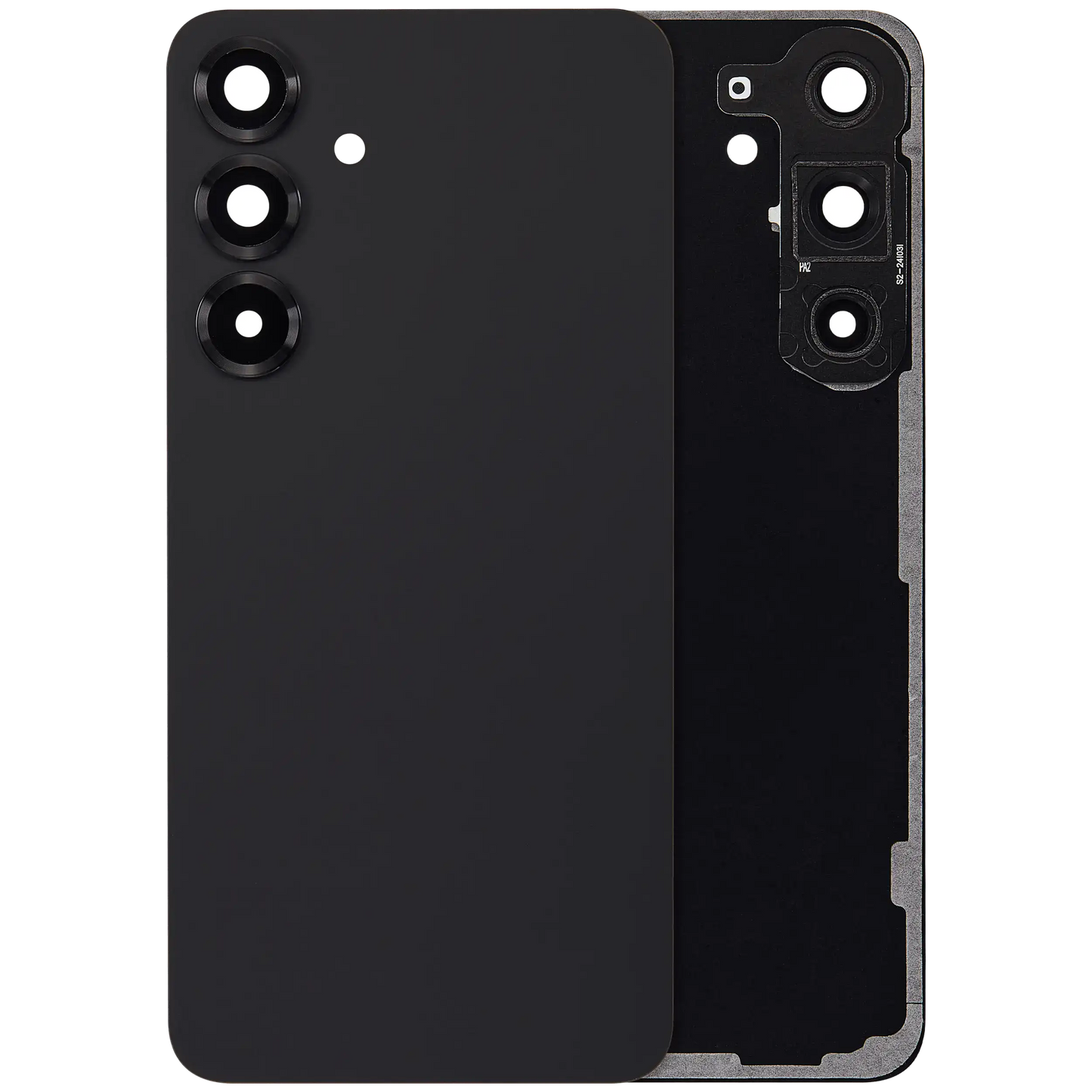 Back Cover Glass With Camera Lens For Samsung Galaxy S25 Plus 5G (No Logo) (Aftermarket Plus) (Blue Black)
