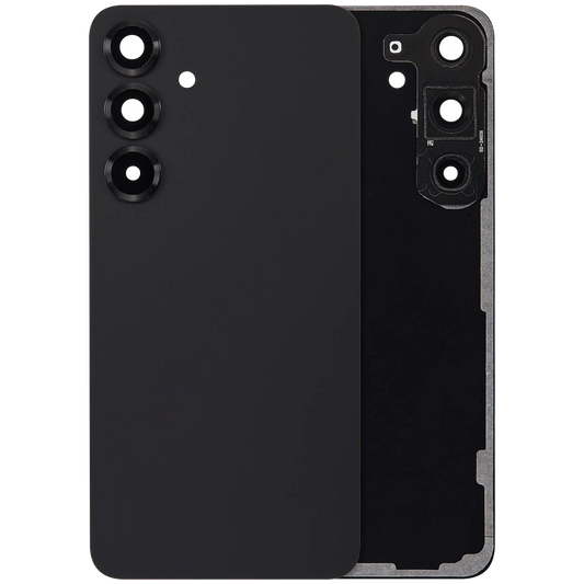 Back Cover Glass With Camera Lens For Samsung Galaxy S25 Plus 5G (No Logo) (Aftermarket Plus) (Blue Black)