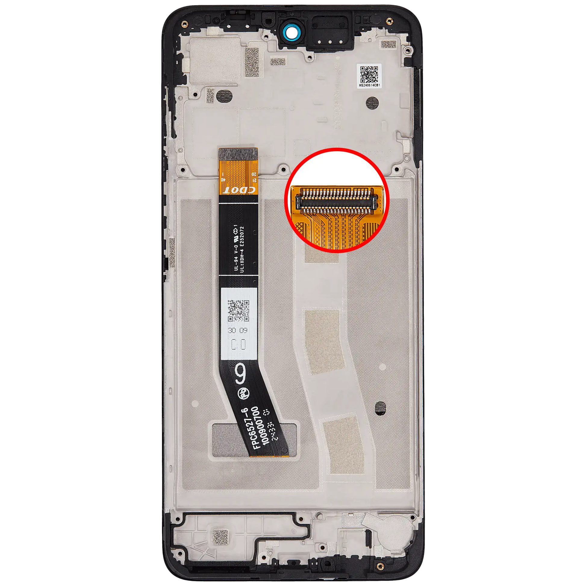 LCD Assembly With Frame For Motorola Moto G55 5G (XT2435 / 2024) (Refurbished) (All Colors) replacement part SKU 107282214582 image 9