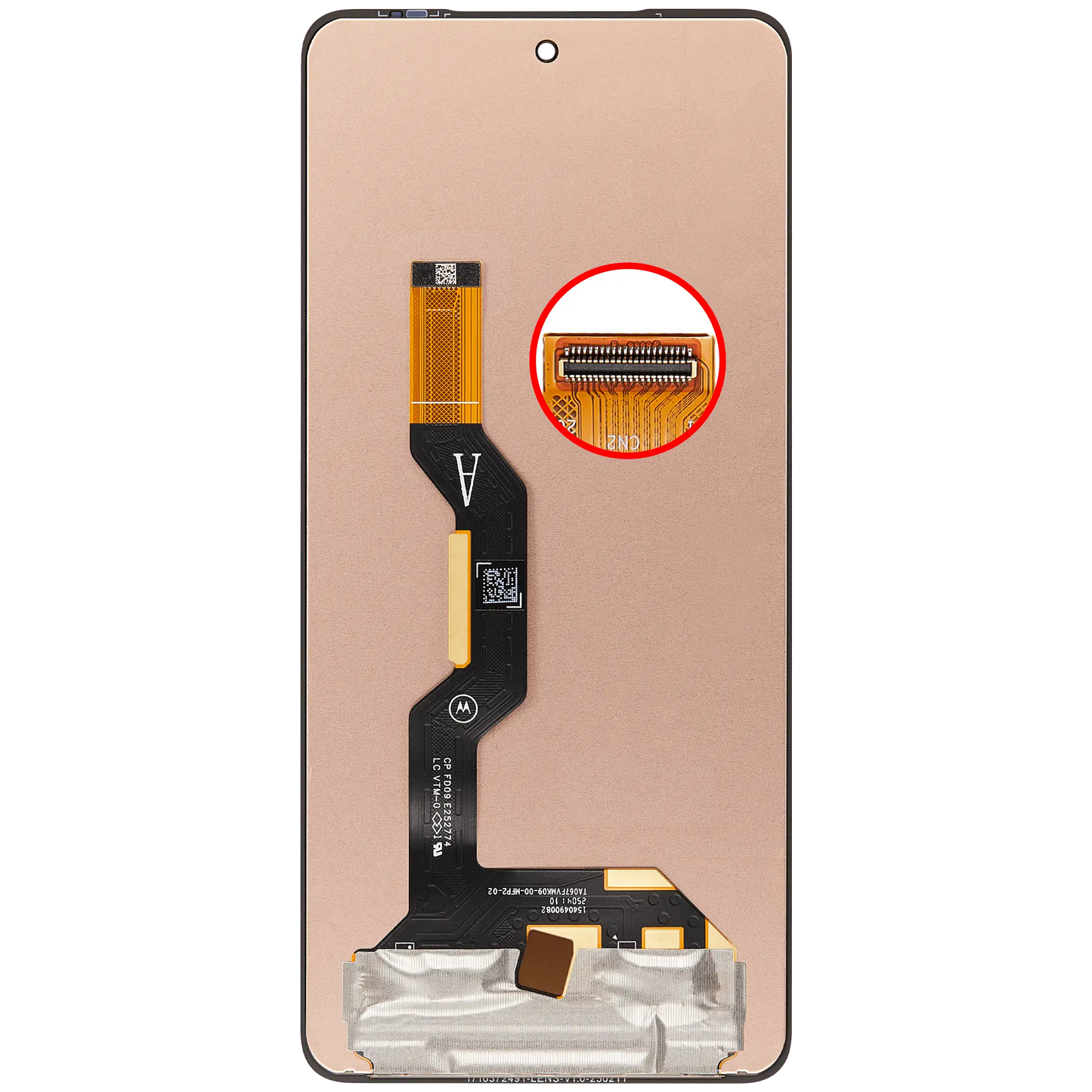 OLED Assembly Without Frame For Motorola Moto G86 / G86 Power 5G (XT2527 / 2025) (Refurbished) (All Colors) replacement part SKU 107282214555 image 4