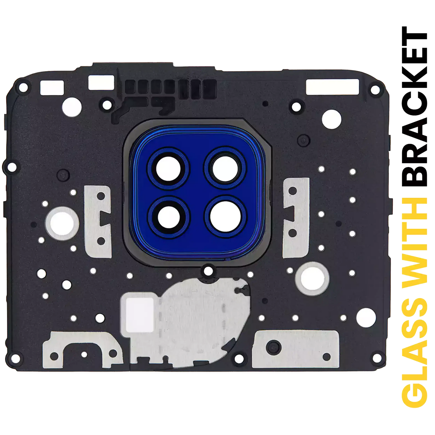 Back Camera Lens With Bracket For Motorola Moto G9 Play (XT2083 / 2020) (Blue) replacement part for compatible Motorola phone, SKU 107082082540, product image 1