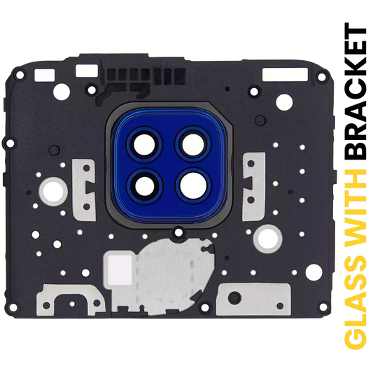 Back Camera Lens With Bracket For Motorola Moto G9 Play (XT2083 / 2020) (Blue) replacement part for compatible Motorola phone, SKU 107082082540, product image 1