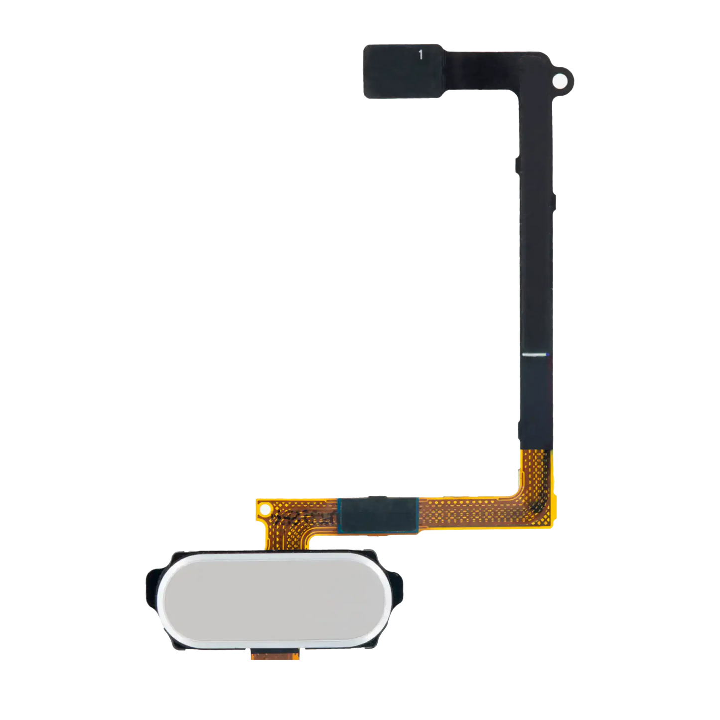 Home Button With Flex For Samsung Galaxy S6 (White)
