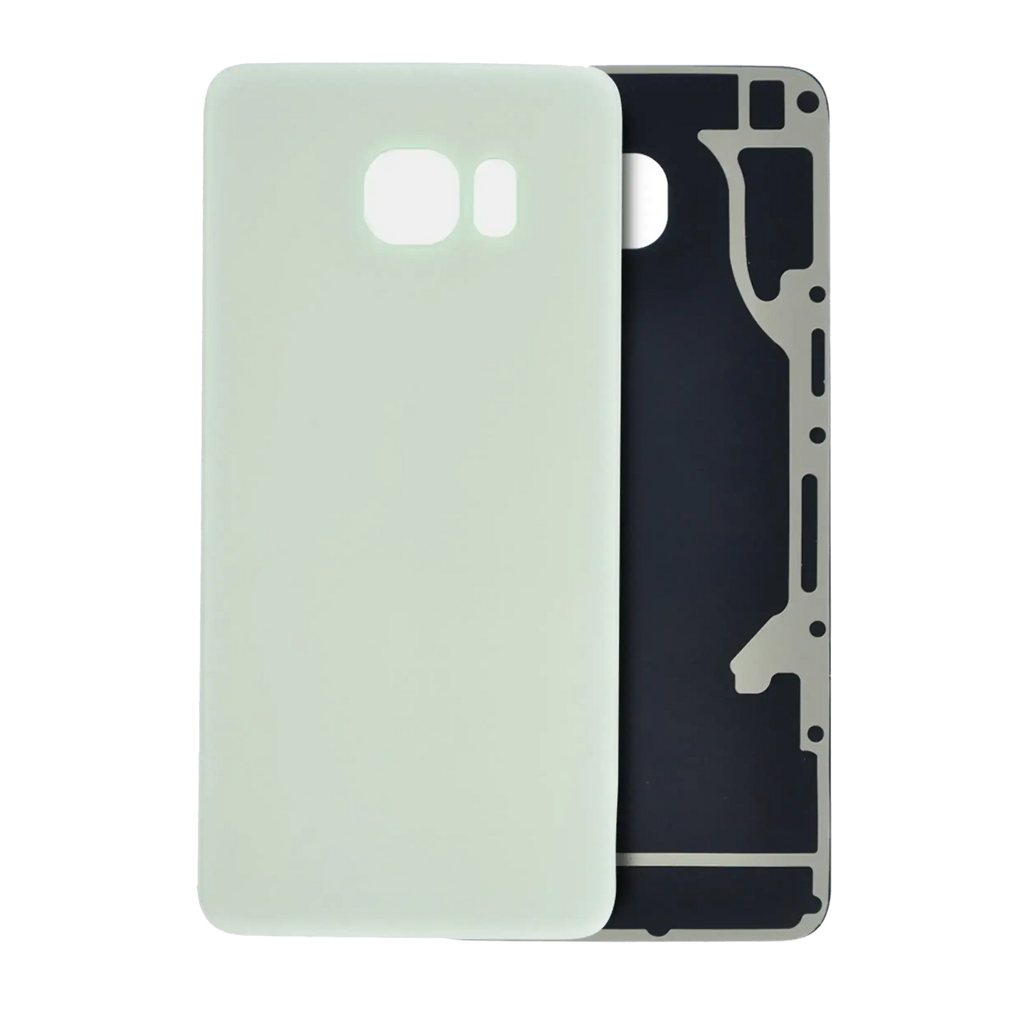 Back Cover Glass For Samsung Galaxy S6 Edge Plus (No Logo) (Aftermarket Plus) (White Pearl)