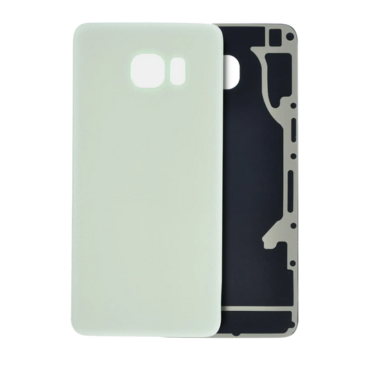Back Cover Glass For Samsung Galaxy S6 Edge Plus (No Logo) (Aftermarket Plus) (White Pearl)