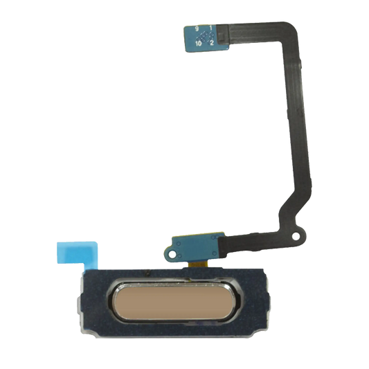Home Button With Flex Cable For Samsung Galaxy S5 (Gold)