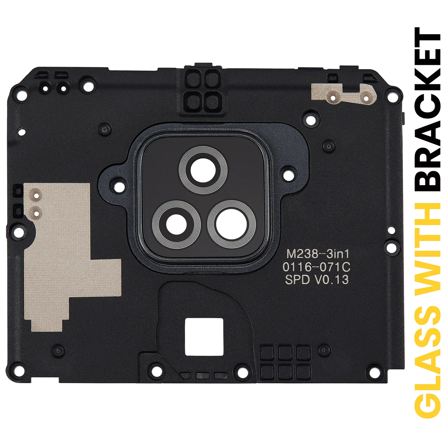 Back Camera Lens With Bracket For Motorola Moto G Play (XT2093 / 2021) (Gray) replacement part for compatible Motorola phone, SKU 107082028634, product image 1
