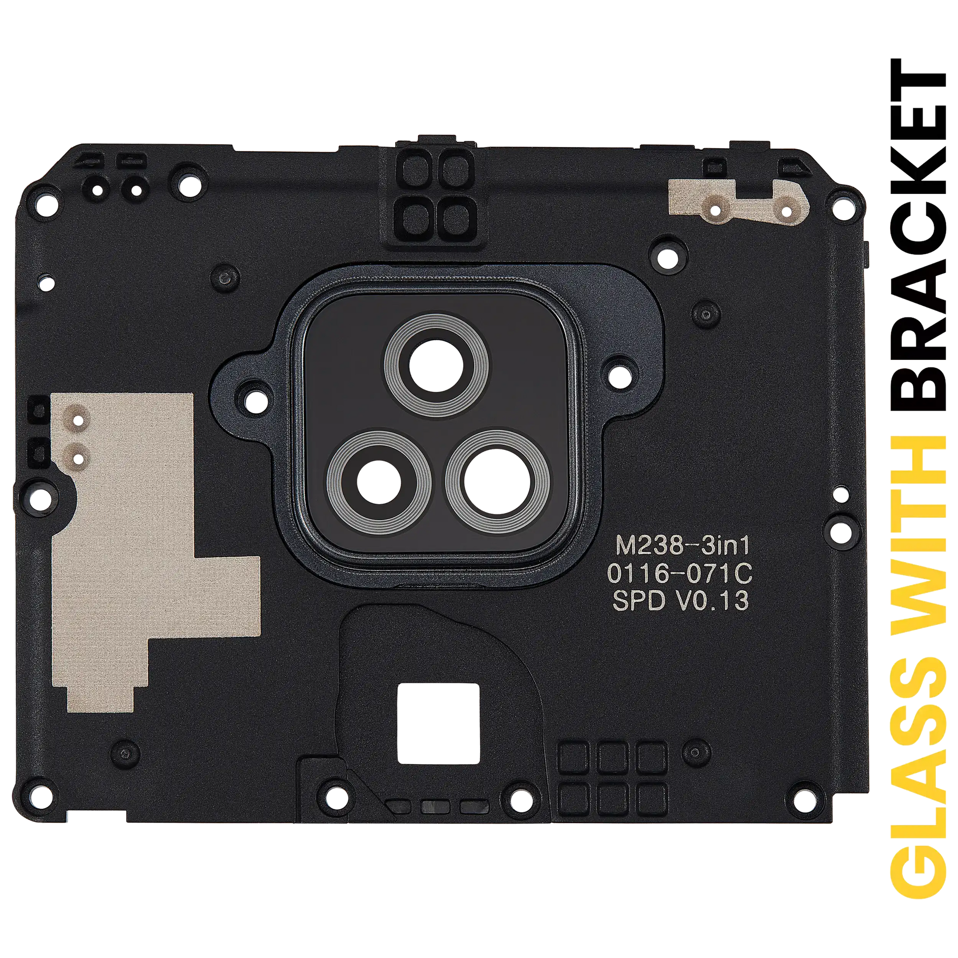 Back Camera Lens With Bracket For Motorola Moto G Play (XT2093 / 2021) (Gray) replacement part for compatible Motorola phone, SKU 107082028634, product image 1