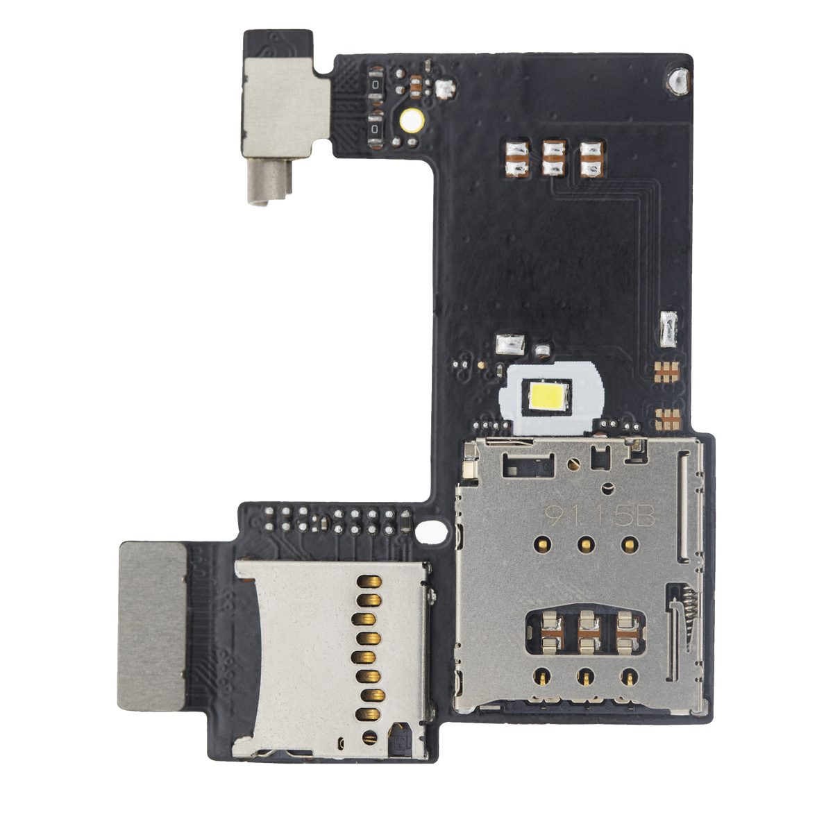 Sim Card Reader Flex With Board For Motorola Moto G2 (XT1068 / 2014) (Single Sim) | compatible mobile phone replacement part | SKU 107082033926 | product image 1