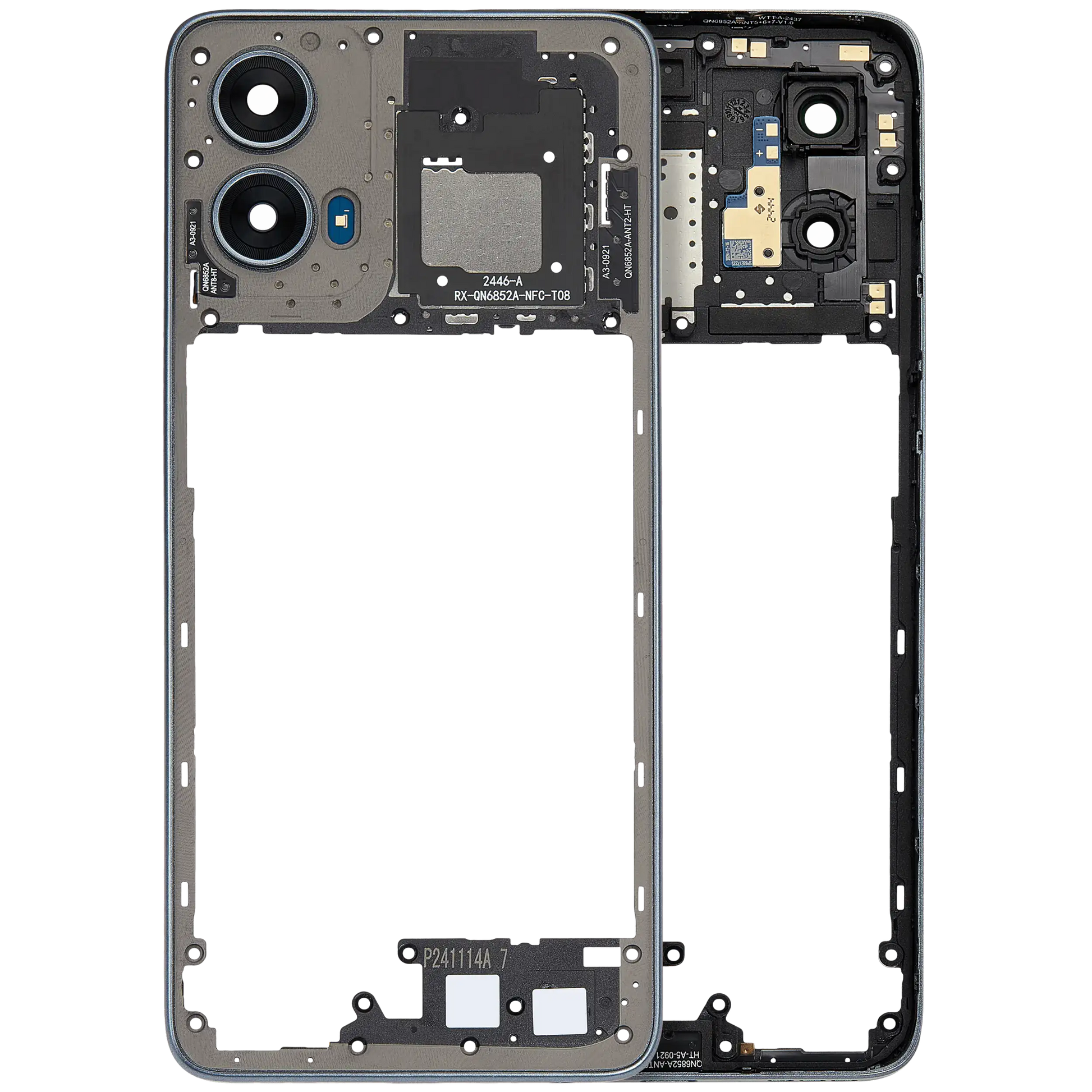 Mid-Frame Housing For Motorola Moto G 5G (XT2417 / 2024) (Sage Green) (Premium) replacement part SKU 107282214833 image 1