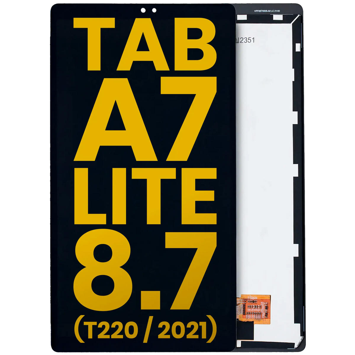 LCD Assembly Without Frame For Samsung Galaxy Tab A7 Lite 8.7" (2021) (T220) (WiFi Version) (Refurbished) (Black) - Samsung Galaxy Tab A7 Lite 8.7" (2021) Replacement Parts - SKU 107082077901 - product image 1