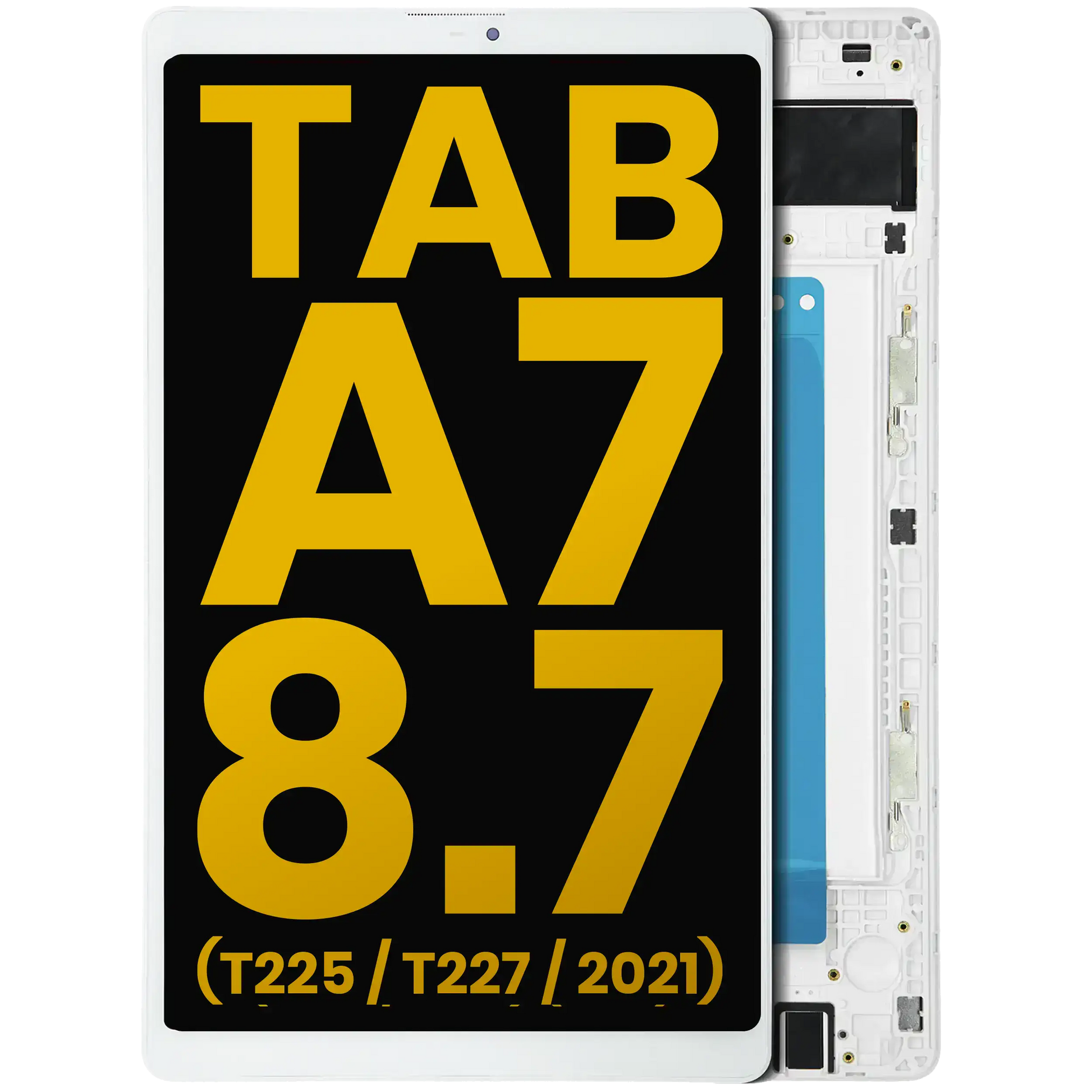 LCD Assembly With Frame For Samsung Galaxy Tab A7 Lite 8.7" (2021) (T225 / T227) (Cellular Version) (Refurbished) (White) - Samsung Galaxy Tab A7 Lite 8.7" (2021) Replacement Parts - SKU 107082077980 - product image 1