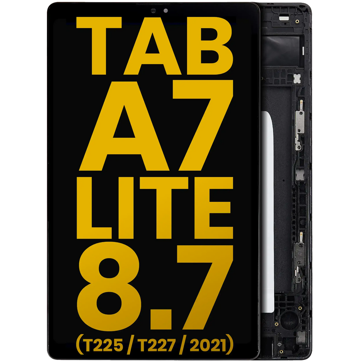 LCD Assembly With Frame For Samsung Galaxy Tab A7 Lite 8.7" (2021) (T225 / T227) (Cellular Version) (Refurbished) (Black) - Samsung Galaxy Tab A7 Lite 8.7" (2021) Replacement Parts - SKU 107082077981 - product image 1