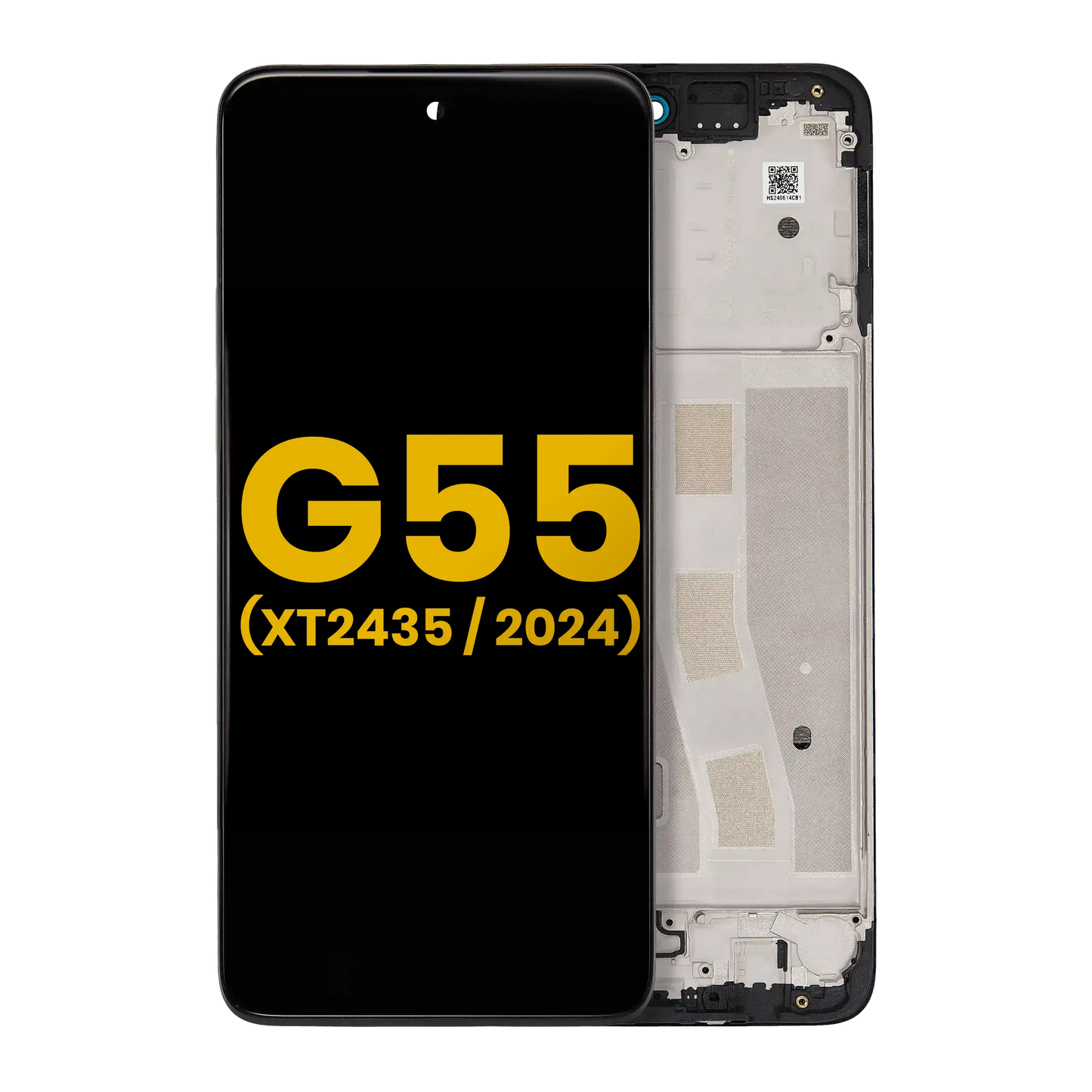 LCD Assembly With Frame For Motorola Moto G55 5G (XT2435 / 2024) (Refurbished) (All Colors) replacement part SKU 107282214582 image 1